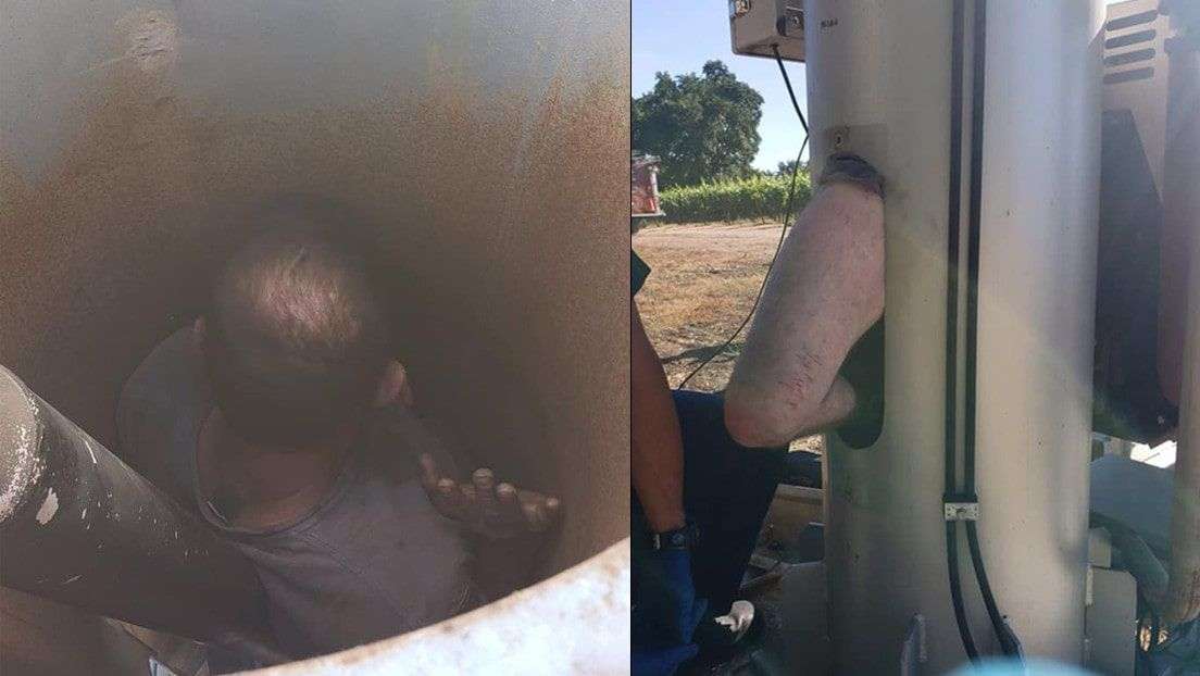 Hombre queda atrapado dos días dentro de un ventilador en California