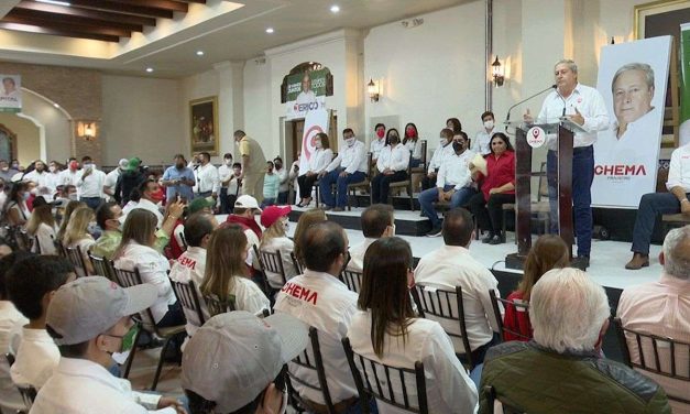 Cierra campaña Chema Fraustro junto a Jericó Abramo y Jaime Bueno