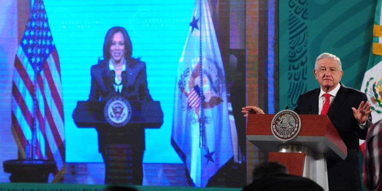 AMLO alista acuerdo migratorio con Kamala Harris