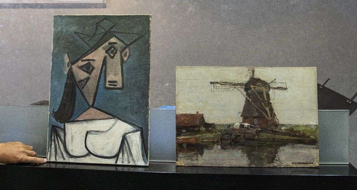 Recuperan un Picasso y un Mondrian que fueron robados