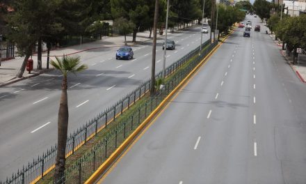Manolo Jiménez embellece el bulevar Venustiano Carranza en Saltillo