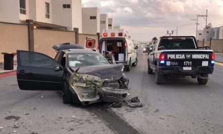 Dormita y provoca fuerte accidente en Saltillo