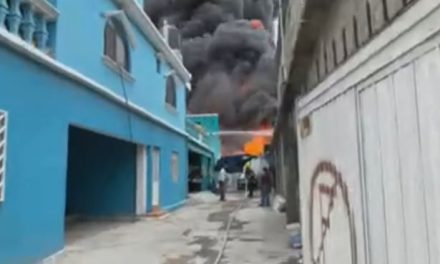 VIDEO. Fuerte incendio cercano a gasolinera en Saltillo