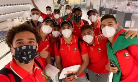 ¡Al fin! Selección Mexicana llegó a la sede de Juegos Olímpicos