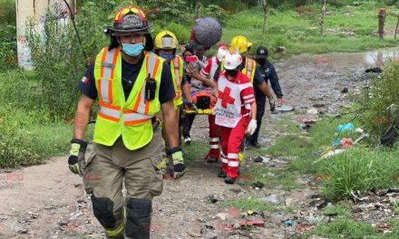 Cae de un tren y es trasladado grave al Hospital General de Saltillo