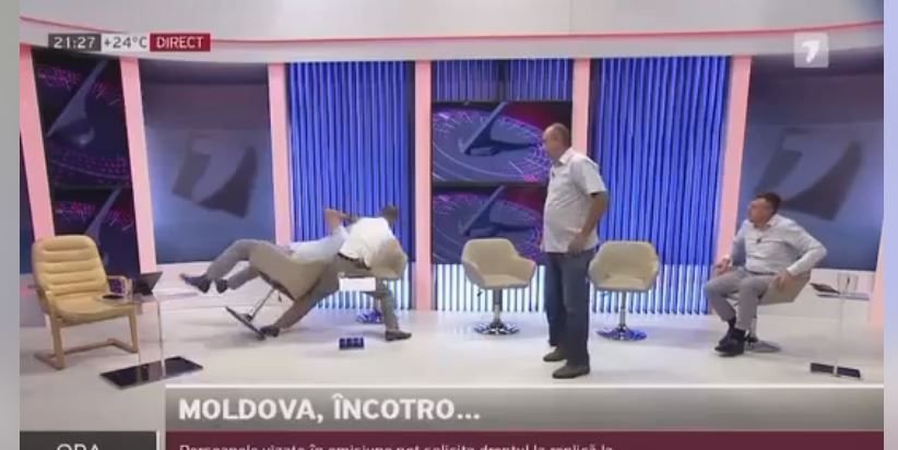 Noquea a alto funcionario en televisión abierta |VIDEO