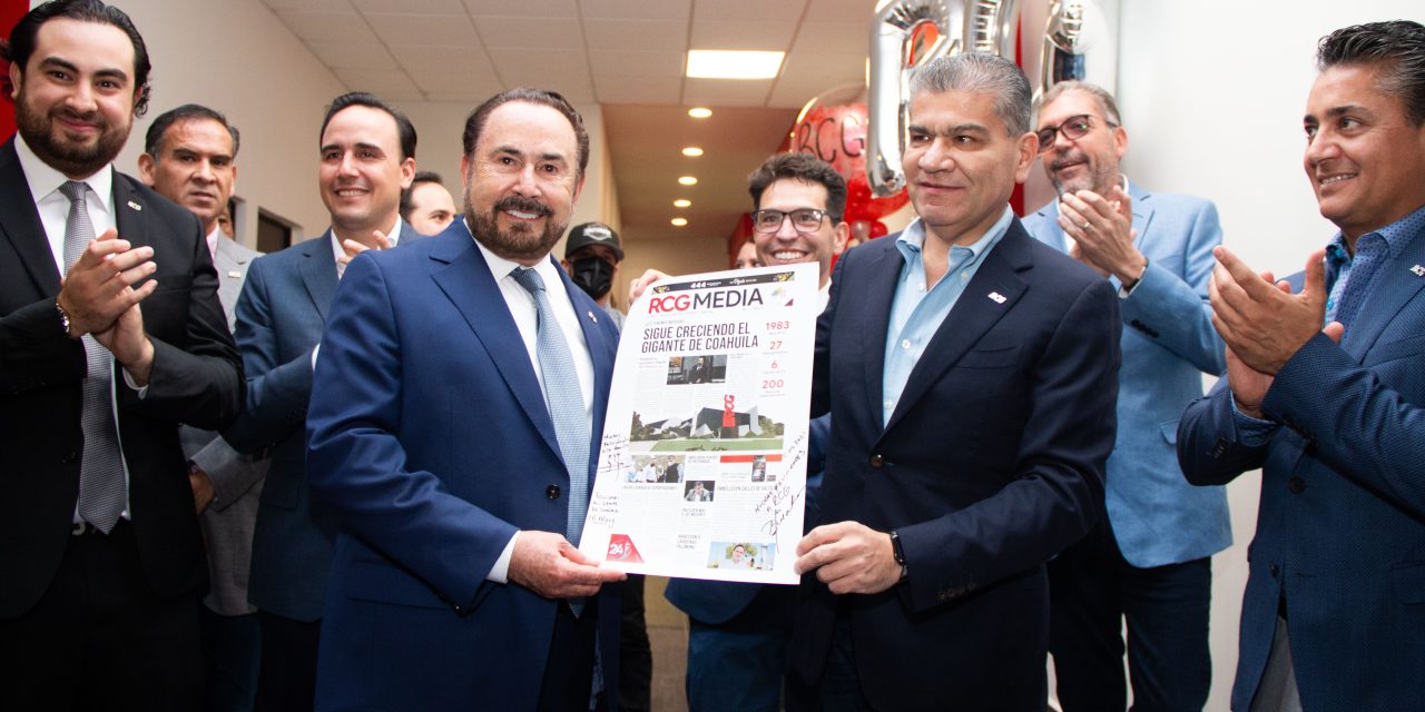 Gobernador y alcalde inauguran periódico digital de RCG Media