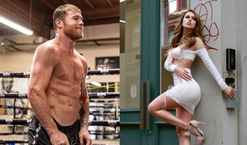 Yanet García reacciona ‘con fuego’ a foto del Canelo