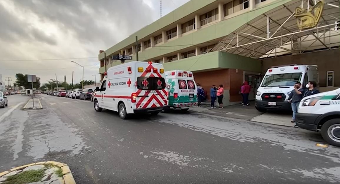 Joven lesionado ingresó al hospital del IMSS en Saltillo