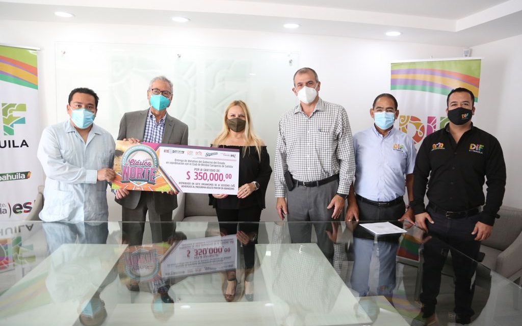 Marcela Gorgón entrega donativo a OSC’s adheridas al programa AMA