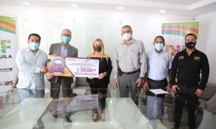 Marcela Gorgón entrega donativo a OSC’s adheridas al programa AMA