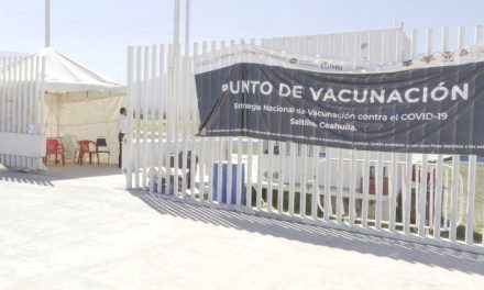 Listos puntos de vacunación para jornada de hoy