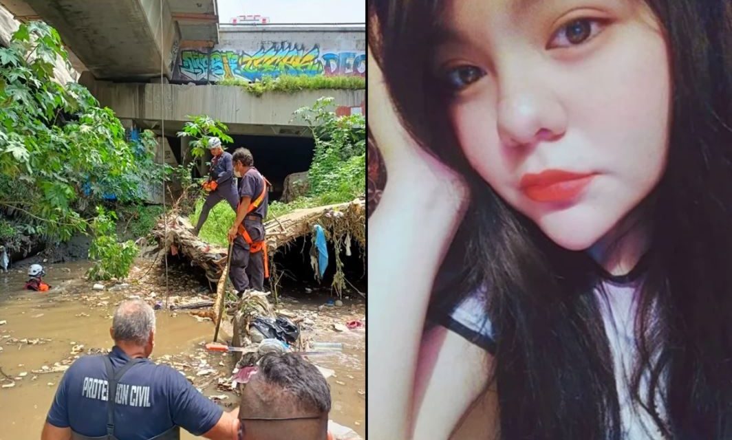 Mantienen búsqueda de joven arrastrada por la corriente  (video)