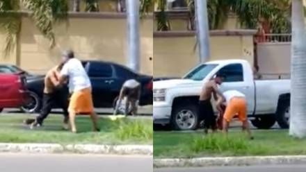 Limpiaparabrisas se agarra con conductor al no querer limpiar el vidrio (video)