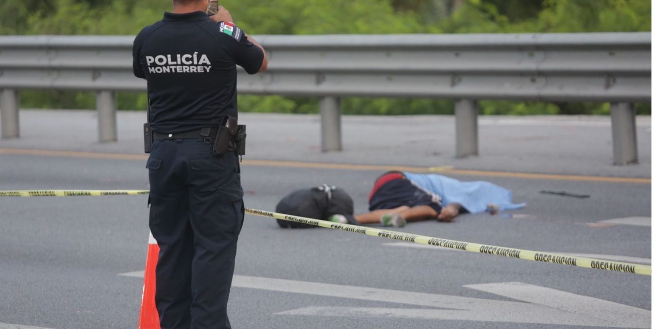 Hombre muere tras ser arrollado por un vehículo en Monterrey