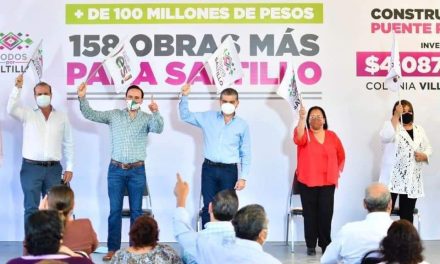 Manolo Jiménez y MARS benefician a Saltillo con 158 obras para las colonias, barrios y ejidos