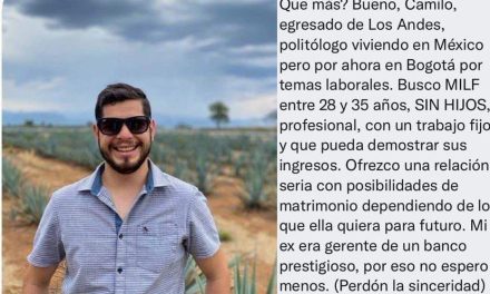 Hombre busca MILF para una relación y se hace viral