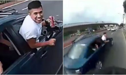 ‘Eso mi chavo’; sujeto casi atropella a un ciclista en la CDMX