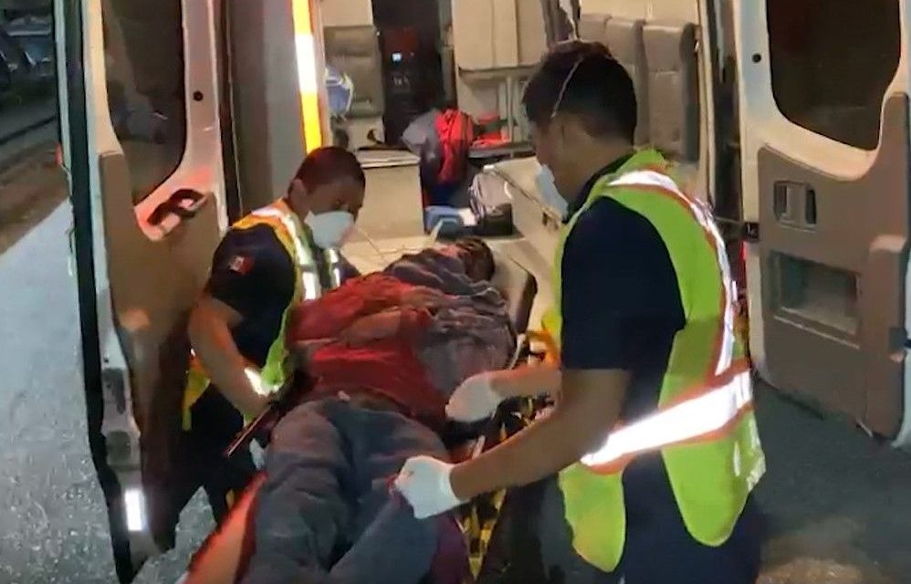 Ciclista cae y se ‘parte’ la cara en la Guayulera
