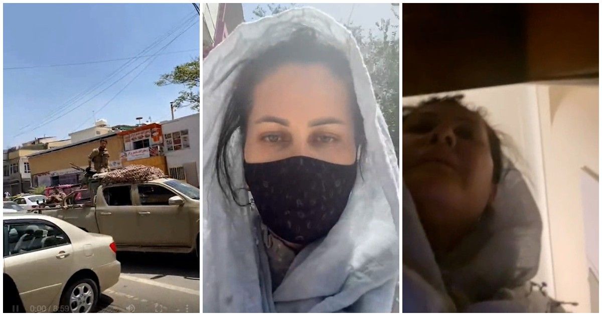 Así grabó una cineasta afgana su huida a la llegada de los talibanes a Kabul