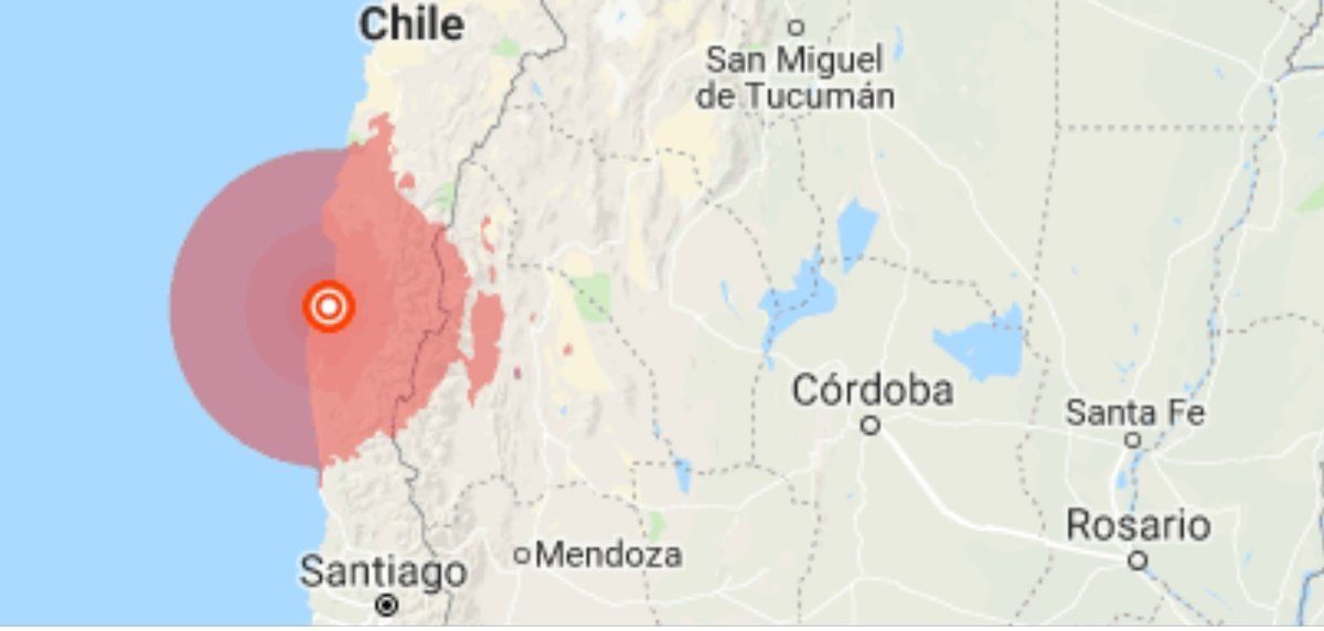 Sismo de magnitud 6,6 sacude Chile