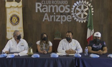 Donan 100 mil cubrebocas al Club Rotario de Ramos Arizpe