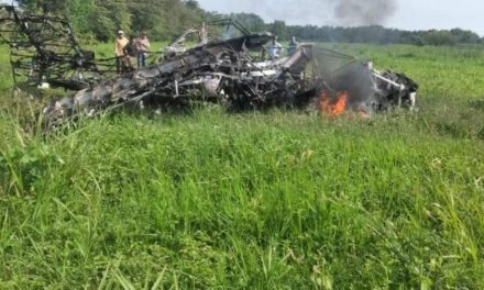 Muere piloto calcinado por desplome de aeronave en Cunduacán, Tabasco