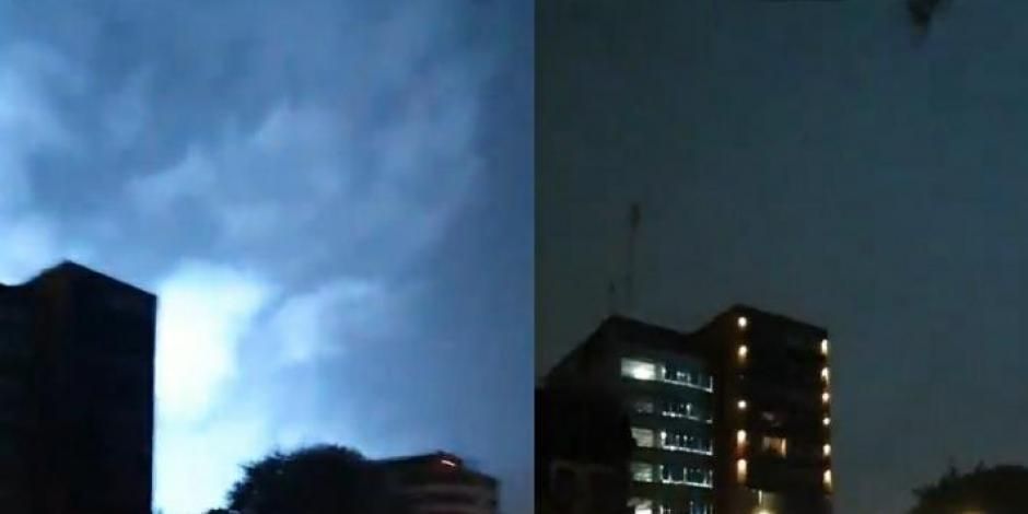 ¿Qué son las luces que se ven en el cielo durante los sismos?
