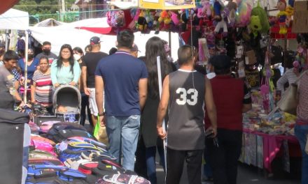 Aprovechan el día de asueto, gran concurrencia en mercado de la Bellavista