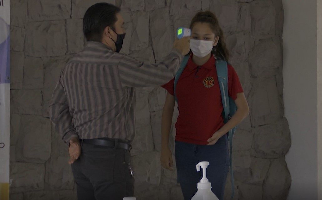 Por contagios, aplican protocolos covid en escuelas de Ramos
