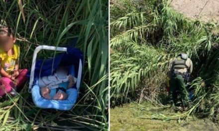 A orillas del Río Bravo, dos bebitos fueron abandonados