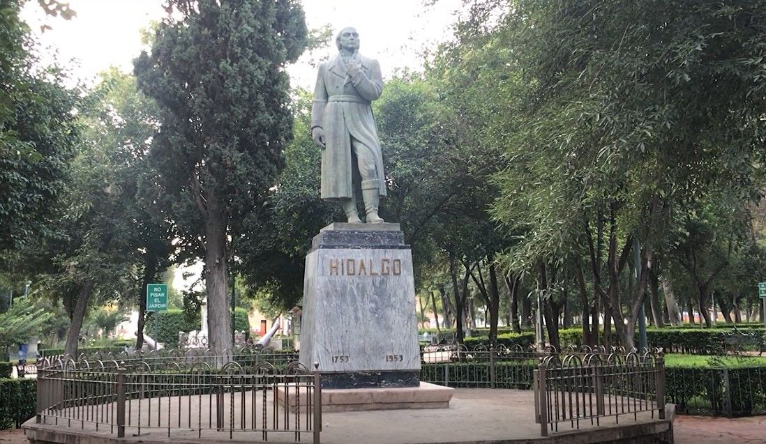 Olvidan homenaje a Hidalgo en Alameda de Saltillo