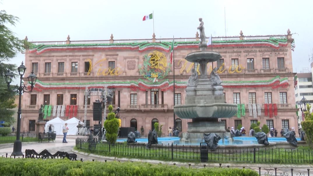 Todo listo para ceremonia del 15 de septiembre