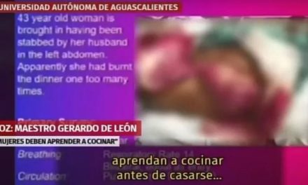 ‘Aprendan a cocinar antes de casarse’; maestro justifica ataque contra mujer en Aguascalientes