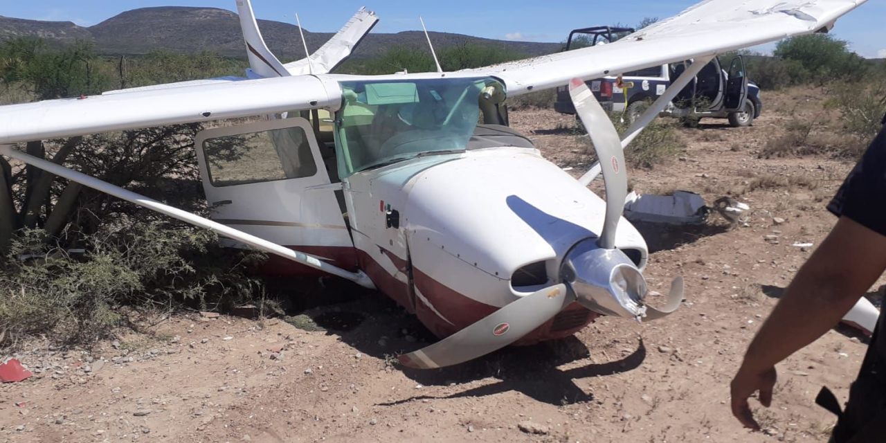 Falla de motor provoca aterrizaje forzoso de avioneta en Castaños