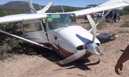 Falla de motor provoca aterrizaje forzoso de avioneta en Castaños