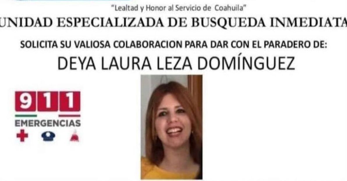 Localizan a mujer embarazada reportada como desaparecida en Saltillo