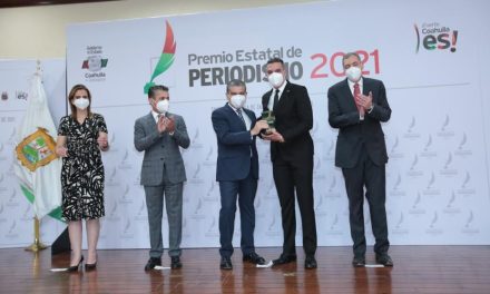 MARS premia a periodistas de Coahuila; ratifica su compromiso por defender la prensa libre