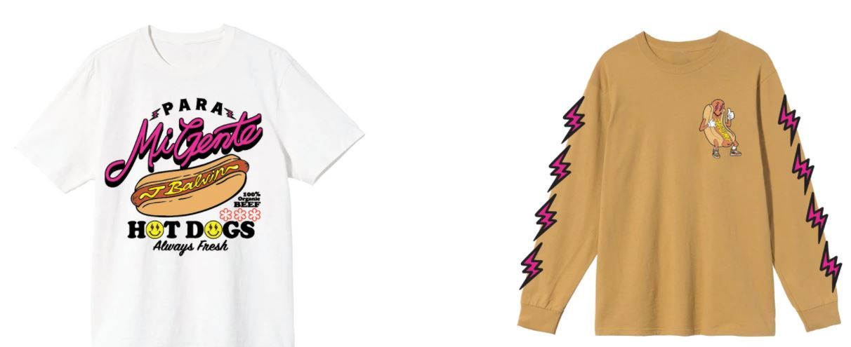 J. Balvin lanza línea de ropa con imagen de ‘hot dogs’