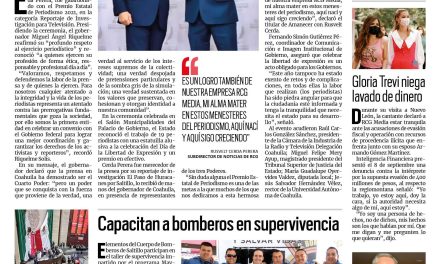 Portada [22 de octubre de 2021] Reconoce Gobierno a Rusvelt Cerda; capacitan a bomberos en supervivencia, y más…