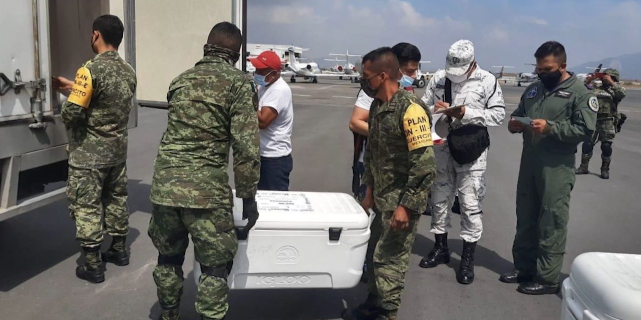 Llegaron 86 mil 200 dosis de AstraZeneca a Saltillo