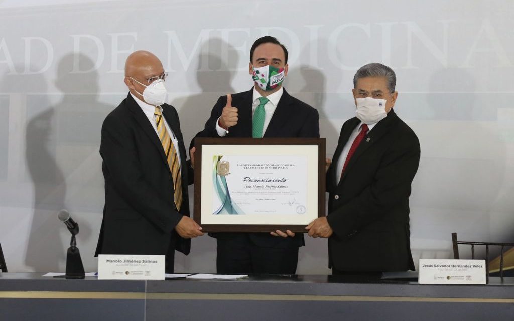 Alcalde reconoce a personal de salud de Saltillo y Coahuila