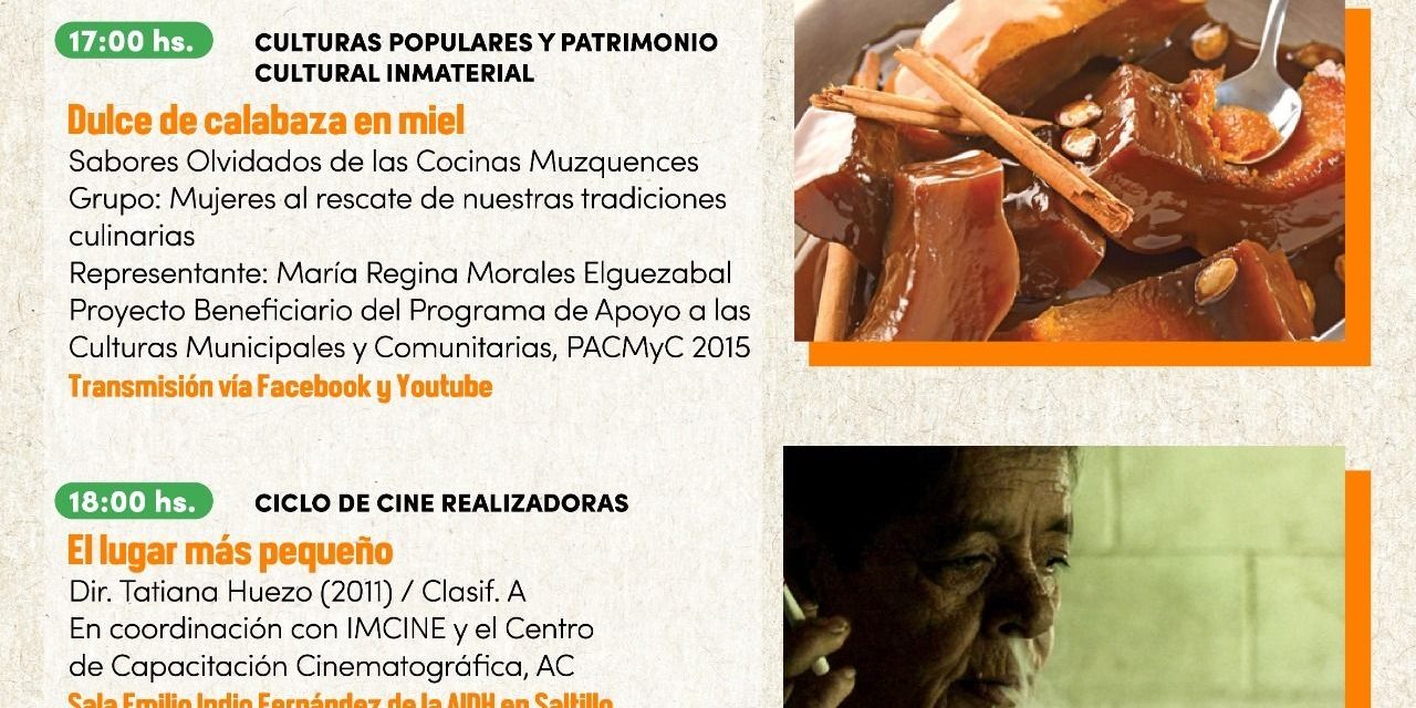 Cultura Coahuila ofrece deleite para los sentidos desde la virtualidad