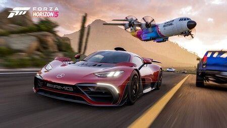 ¡Xbox tira un carro desde el cielo para festejar el lanzamiento de Forza 5!