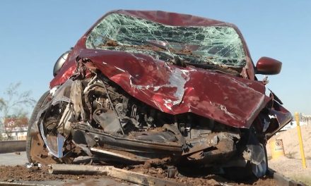 Aparatoso accidente se registra en periférico de Torreón Coahuila