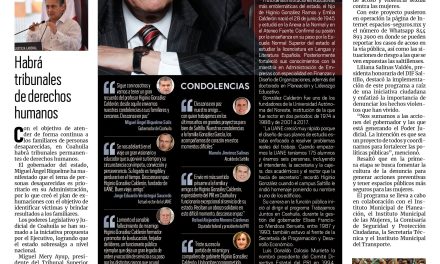 Portada [5 de noviembre de 2021] Una vida consagrada a la enseñanza; rinden homenaje a policía caído en combate, y más…