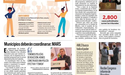 Portada [25 de noviembre de 2021 ¡Ni una menos!; propone Mery Ayup padrón de agresores, y más…