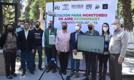 Instalan moderno equipo para monitorear calidad del aire en Saltillo