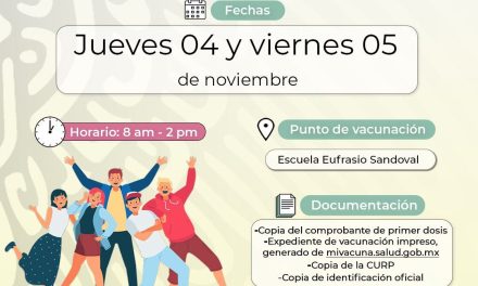 Aplicarán segunda dosis contra Covid-19 a jóvenes de 18 a 29 años en Saltillo y Arteaga