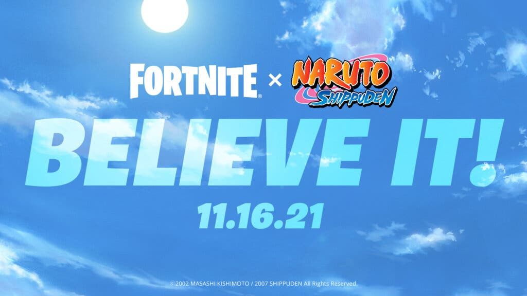 Naruto llegará a Fortnite para ser el más ‘perrón’